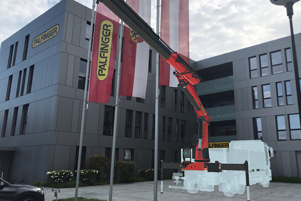 Palfinger has released a new augmented reality app that enables users to see its latest models in the real world.