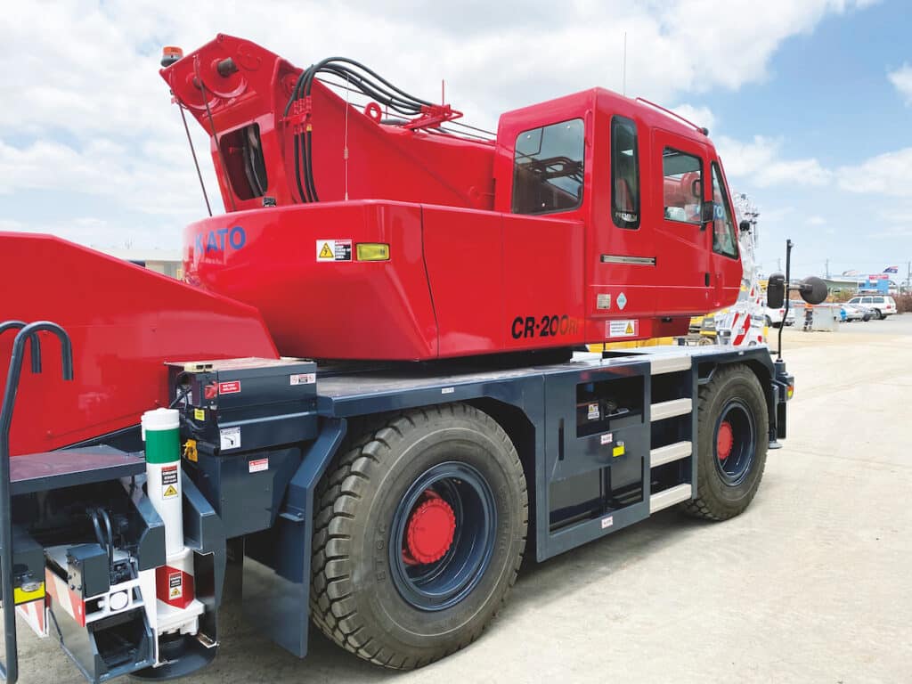 Isango Crane Big Rhino hooked on Sany - Cranes & Lifting