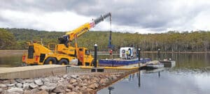 According to Ling, working on hills and slopes is “so much safer” thanks to Franna’s patented Dynamic LMI.